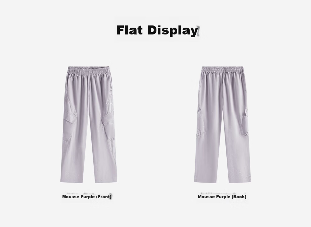 ANTA Kids Girls' 2026 Summer Loose Breathable Cargo Woven Sports Pants 362627502 38